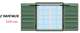 ABEXO KIT_RHA_D_1525_R Kit de motorisation radio pour volet battant 2 vantaux max 30 Kg (L max 1525 / L min 800mm), avec télécommande murale et bras à coulisse réglables