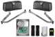 BENINCA KPR24.B Kit motorisation pour portail battant 3m par vantail max en 24V DC - 9592076