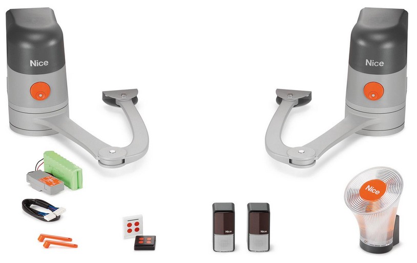 NiceHome MAESTRO200S/FR01 Kit de motorisation Maestro 200S pour portail � deux battants de 250 kg max. ou  de 2,2 m largeur max. chacun.