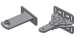 ROGER Technology KT205/R Jeu de plaque de fixation � visser avec r�glage multipositions c�t� pilier pour v�rin