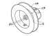 ZURFLUHFELLER G115 Poulie  embout : Tube ZF45 -  97 mm - pour sangle de 12  17 mm