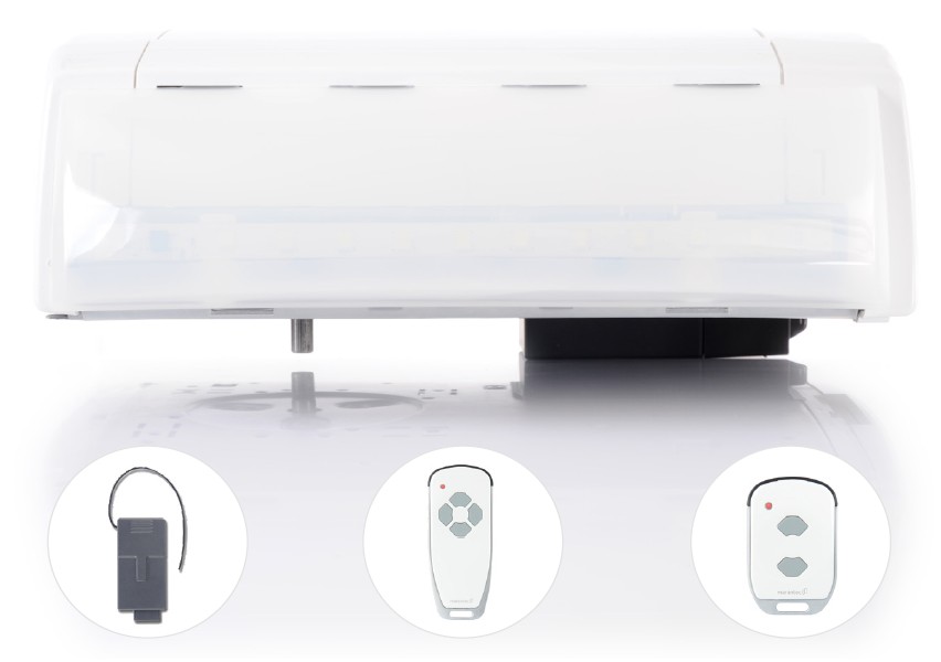 MARANTEC 183470 Comfort 380 � Motorisation 1100 N en 24 V-DC avec technologie radio bi.linked (1 r�cepteur + 2 t�l�commandes)