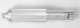 MFZ 100760 Arbre diam. 25.4 avec extension pour montage dans arbre sectionnelle avec arbre 35 mm clavette