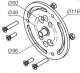 NICE 525.10019/20 Support laqu blanc pour stores (  associer au code 525.10050)