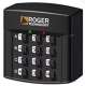 ROGER Technology H85/TDR/E Clavier Radio 12 chiffres 4 canaux codes Fixes et Rolling Codes en saillie 433.92Mhz