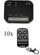 SEGEDIP KIT_R10T Kit rcepteur scuris et prprogramm  2 canaux 433.Mhz 12/24v + 10 tlcommandes 4 touches