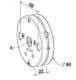 ZURFLUHFELLER C302 Treuil minivis paisseur 22 - carr 10 - 6P7 - version FDC